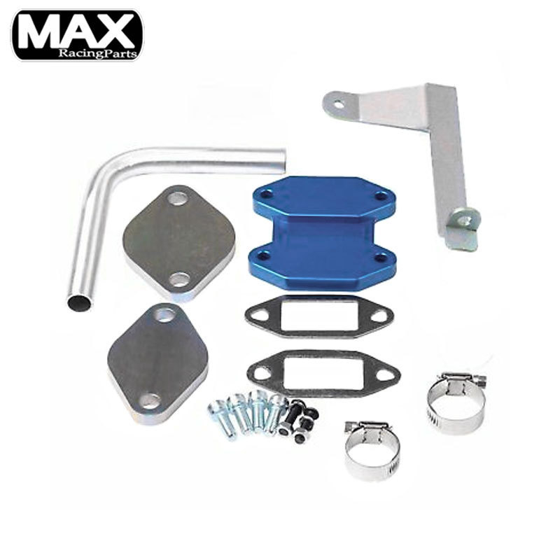 MAX Aluminum EGR Valve Cooler Delete Kit For 05.2007-09 Dodge Ram 2500 3500 6.7L Cummins Diesel