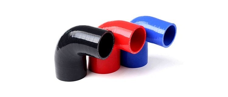 Manufacturer 51-63mm customized 90 degree pipe silicone hose adapters