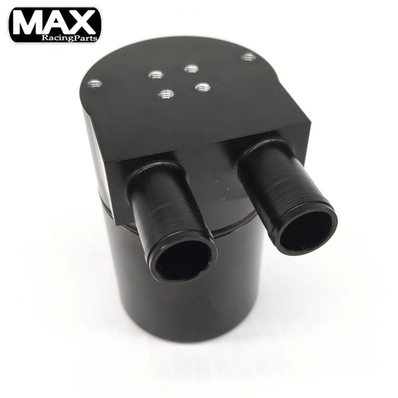 Black Aluminum Auto Parts Fuel Surge Tank Baffled Reservoir Tank Oil Catch Tank Can for BMW E90 E91 E92 E93 E60 N54 335I 335XI