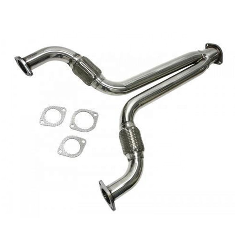 Car Auto Turbocharger Turbo Stainless Steel Exhaust System Tail Pipe Y pipe Downpipe Kit for Nissan 03-06 Infiniti G35/350Z