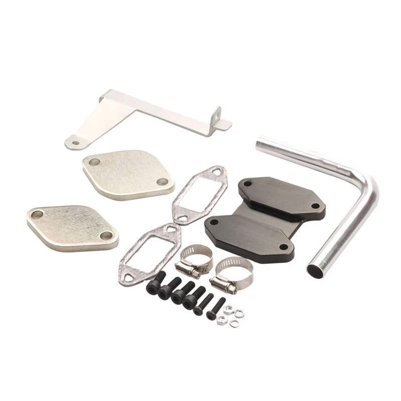 MAX Aluminum EGR Valve Cooler Delete Kit For 05.2007-09 Dodge Ram 2500 3500 6.7L Cummins Diesel