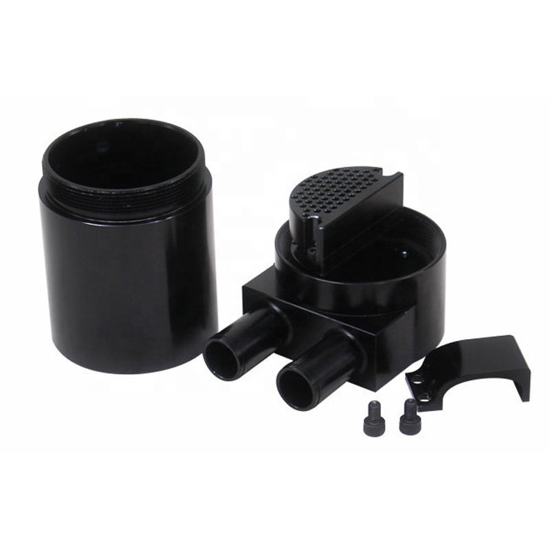 Black Aluminum Auto Parts Fuel Surge Tank Baffled Reservoir Tank Oil Catch Tank Can for BMW E90 E91 E92 E93 E60 N54 335I 335XI