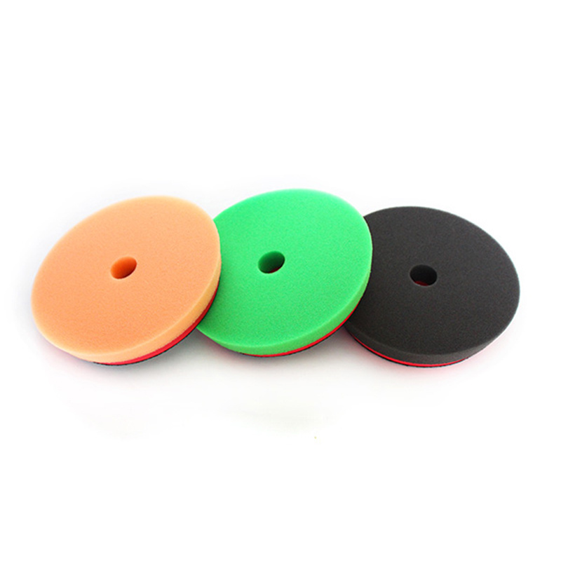 Maxshine 3/5/6/7 inch beveled edge double color foam polishing pad buffing pad