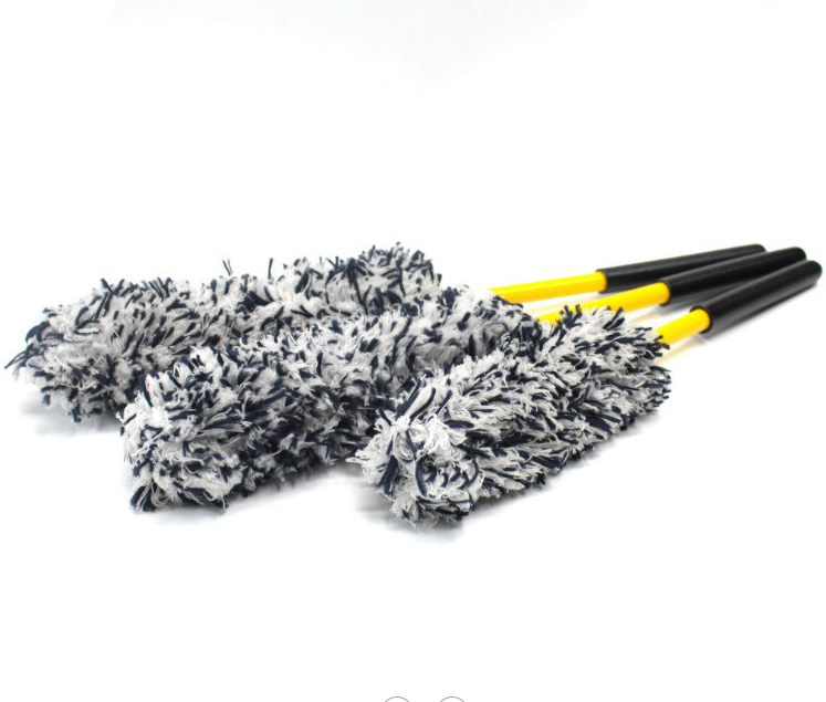 2017 new style auto detailing long handle soft grip incredi microfiber wheel cleaning brush