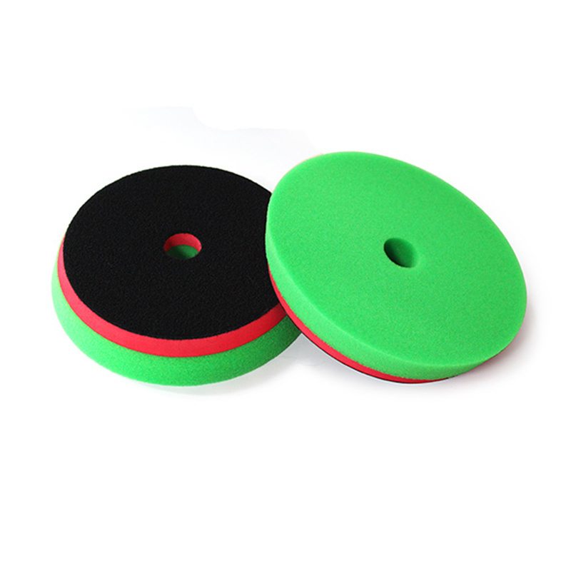 Maxshine 3/5/6/7 inch beveled edge double color foam polishing pad buffing pad