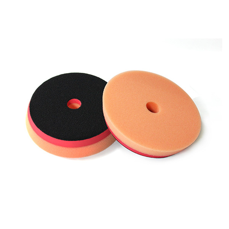 Maxshine 3/5/6/7 inch beveled edge double color foam polishing pad buffing pad