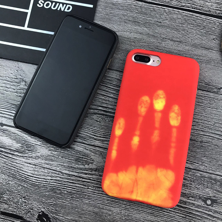 Factory Price Temperature Sensitive Heat Phone Cover Thermal Changing Color Case for Iphone 6 6 Plus 7 Plus 8 Plus X XR