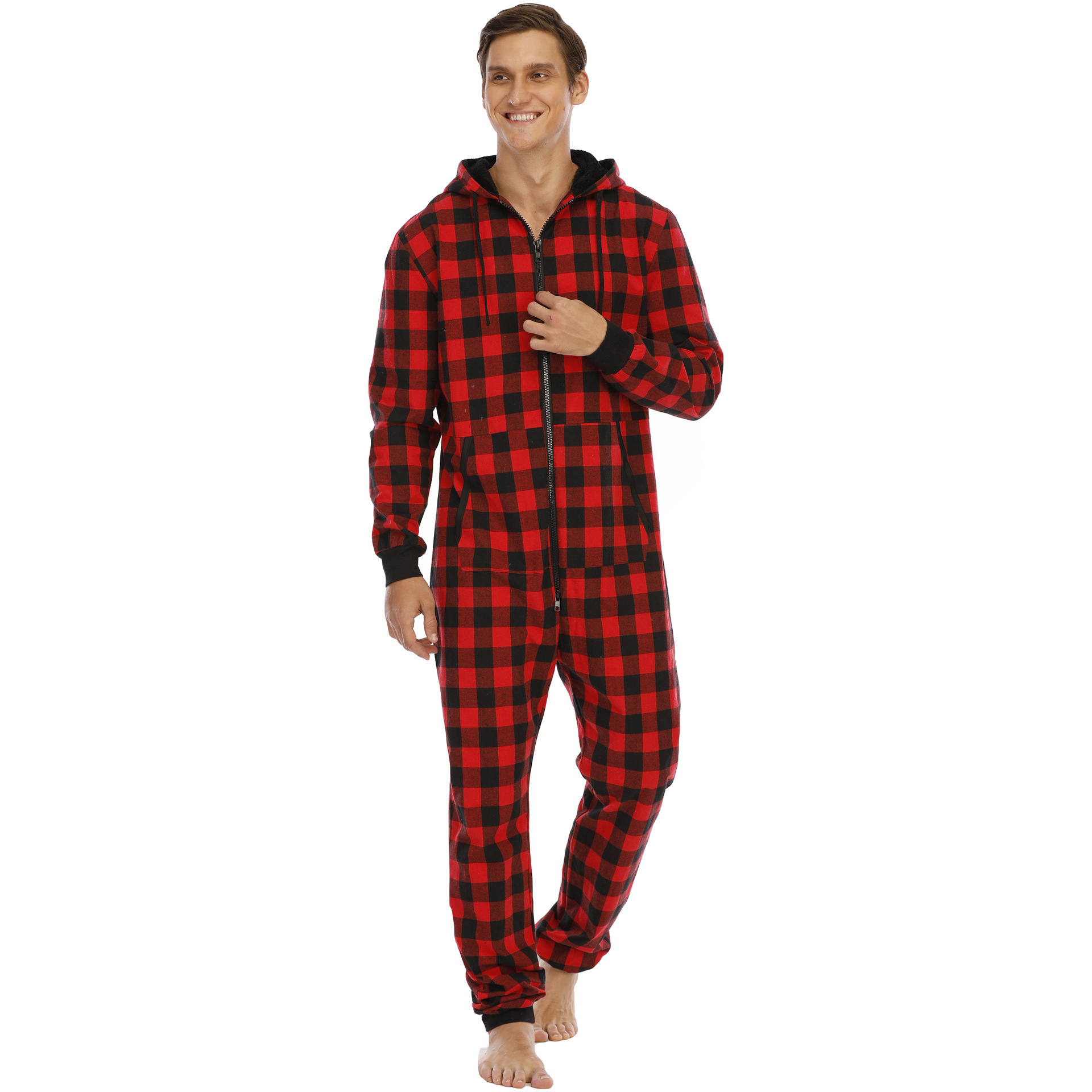 Adult Onesie One-Piece Pajama Jumpsuits for Men and Women Christmas