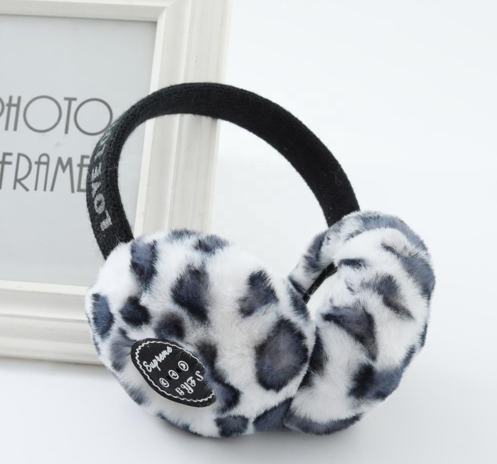 Custom Winter musical fur headphone earmuff for women and men