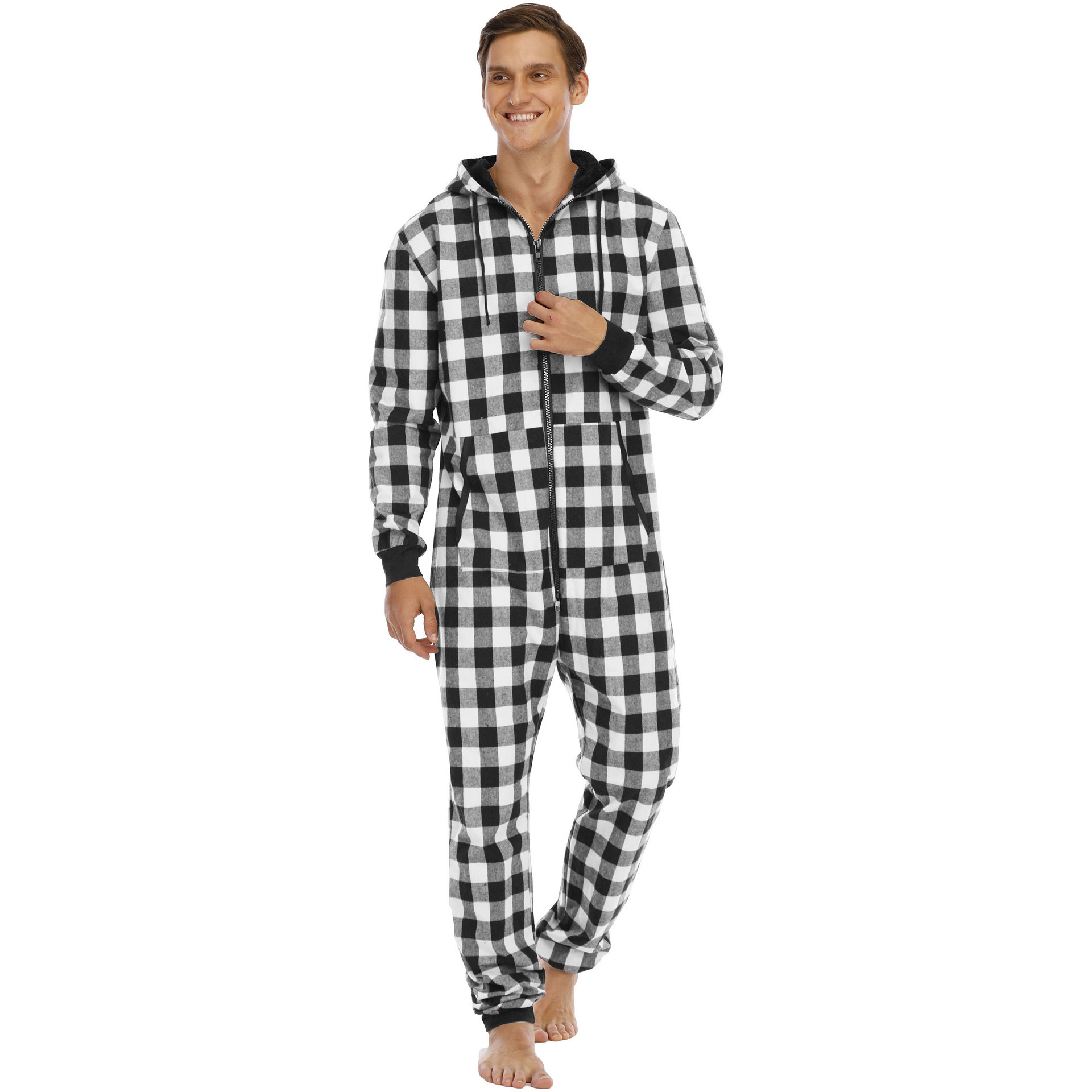 Adult Onesie One-Piece Pajama Jumpsuits for Men and Women Christmas