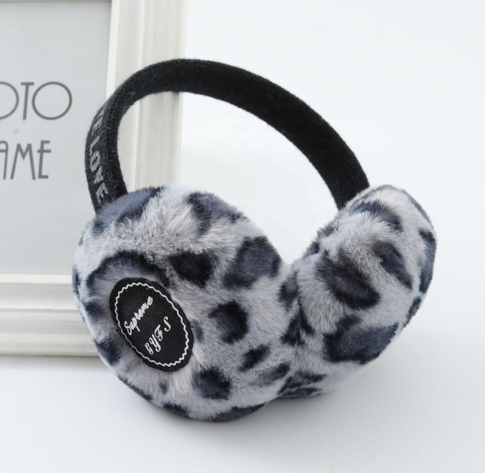 Custom Winter musical fur headphone earmuff for women and men