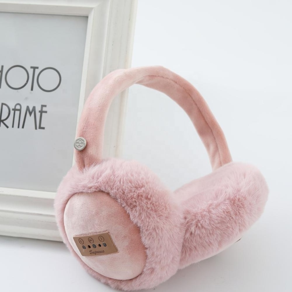 wholesales musical  fur earmuff headphone