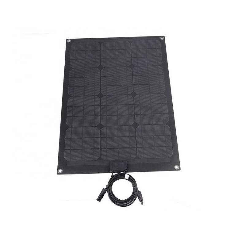 High Quality Oxide Aluminum Backsheet Film Flex 70W Black Mono Solar Panel For Home Complete Kit