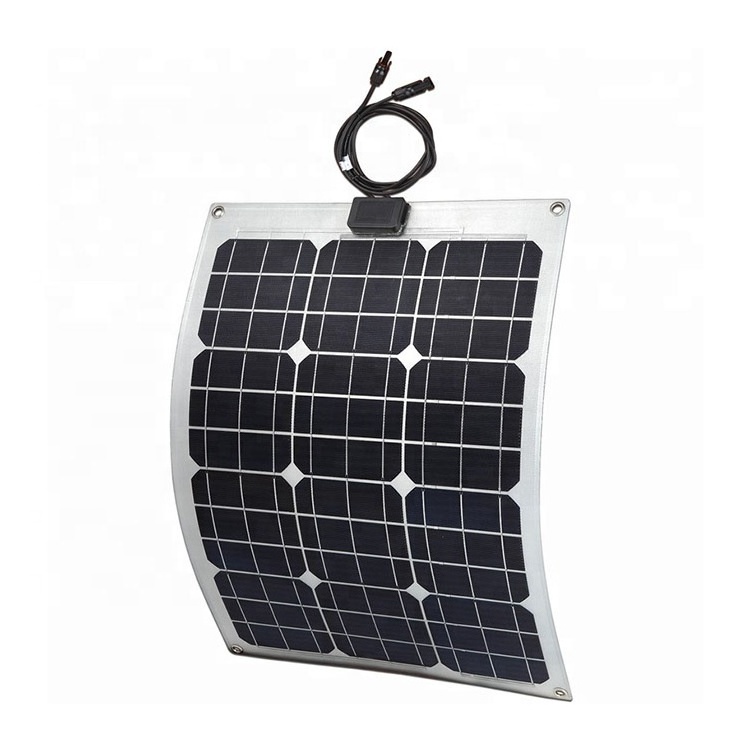 High Quality Oxide Aluminum Backsheet Film Flex 70W Black Mono Solar Panel For Home Complete Kit