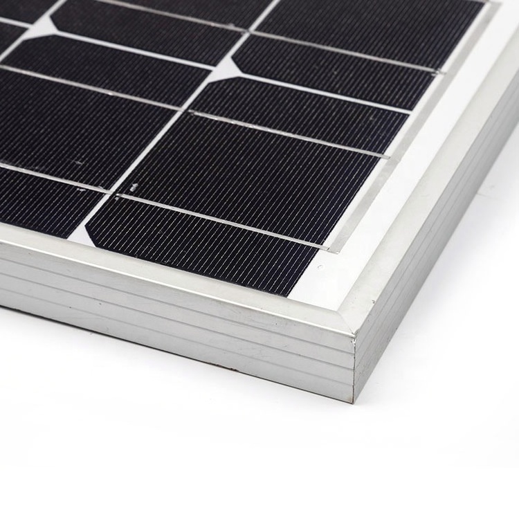 Renewable Energy 65 Watt Monocrystalline Rigid Solar Cell Photovoltaic Module Solar Panels