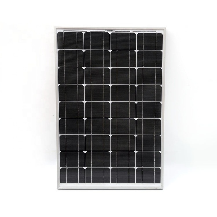 Renewable Energy 65 Watt Monocrystalline Rigid Solar Cell Photovoltaic Module Solar Panels