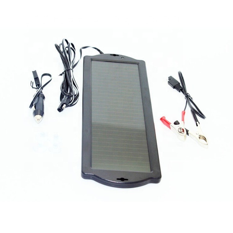 custom amorphous 2.5watt solar panel for car truck yacht motorcycle battery maintainer