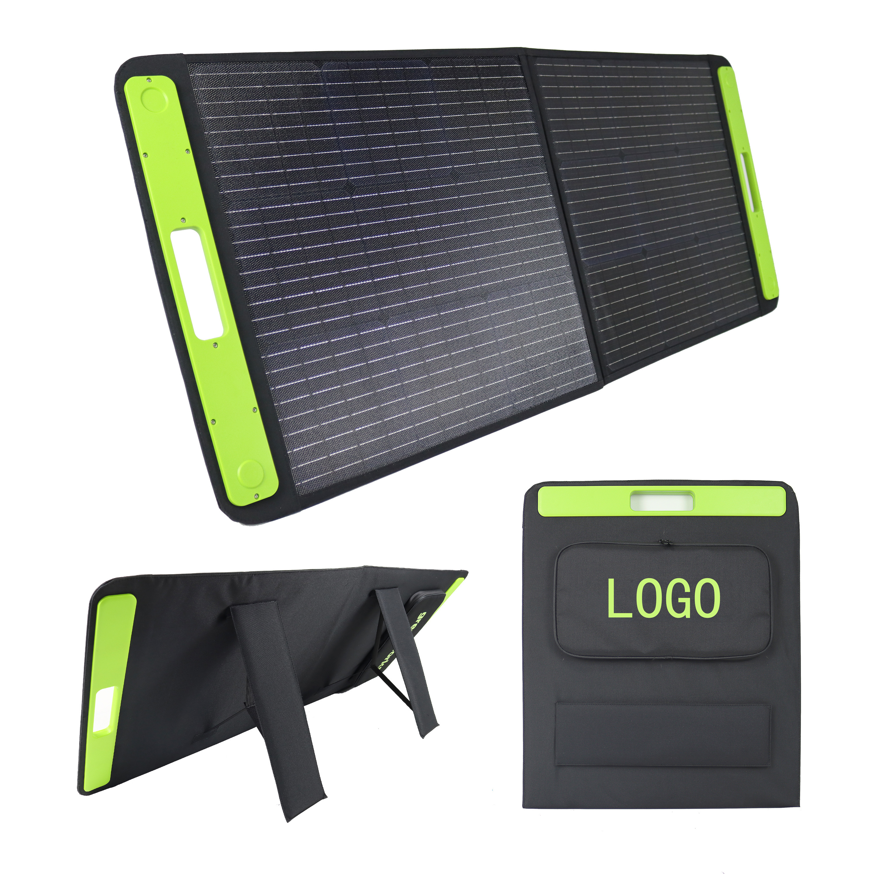 Outdoor portable 100w folding solar panels foldable solar panel kit  for campers