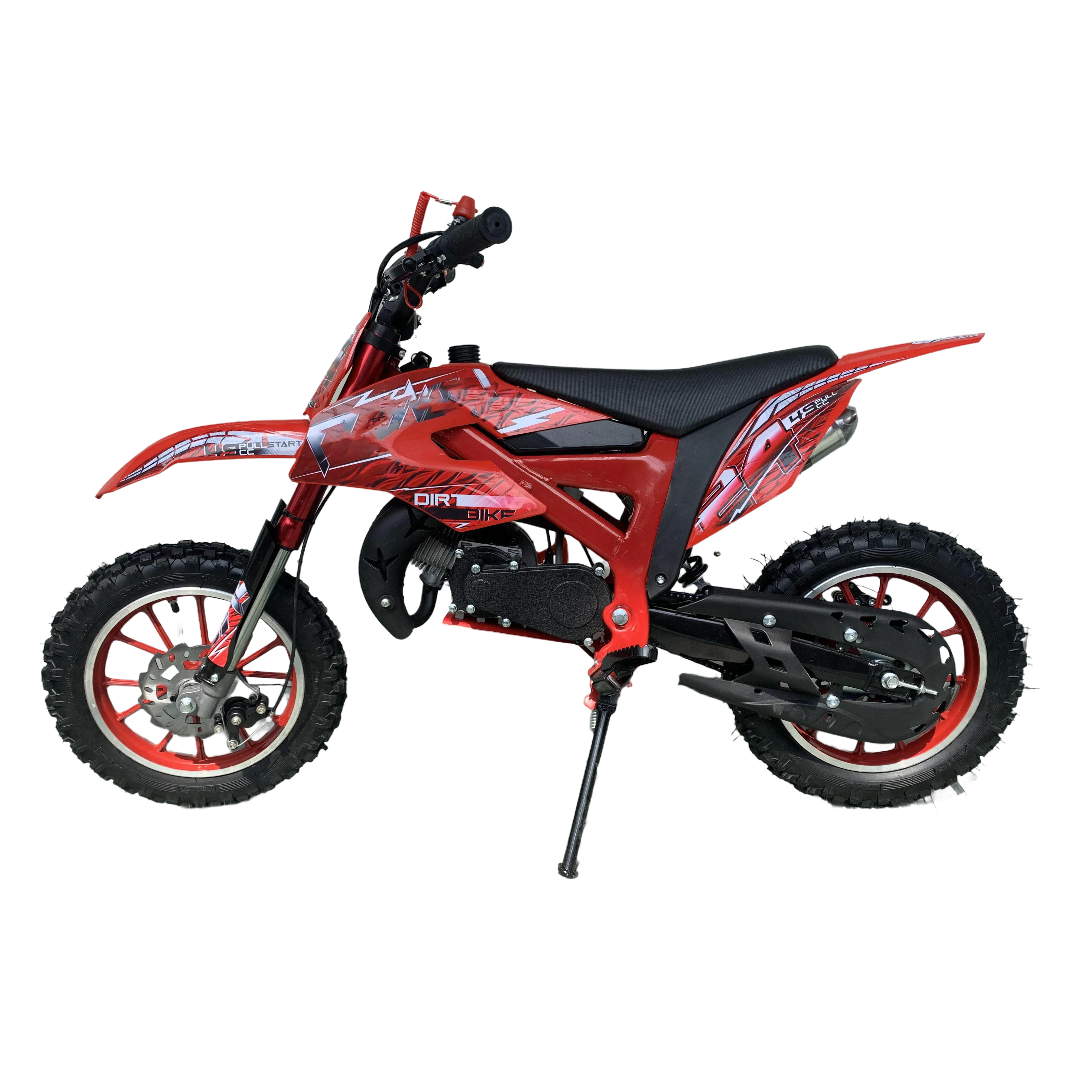 china wholesale cheap 50cc mini kids dirt bike pull start 2 stroke 49cc pit bikes