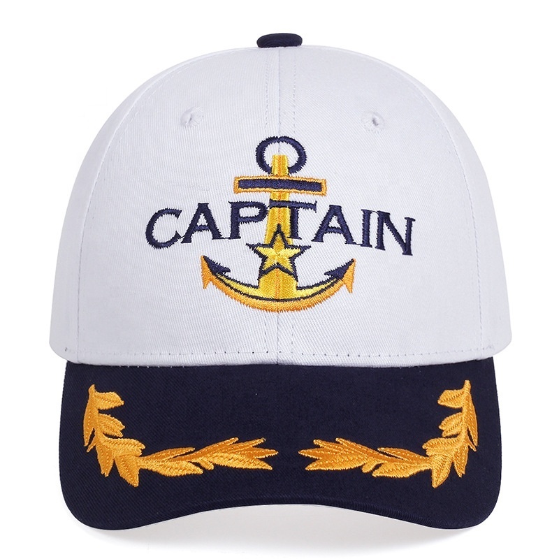 Adjustable Sailor Captain Baseball Cap Yacht Ship Boat Sailor Captain Marine Costume Navy Admiral Hat