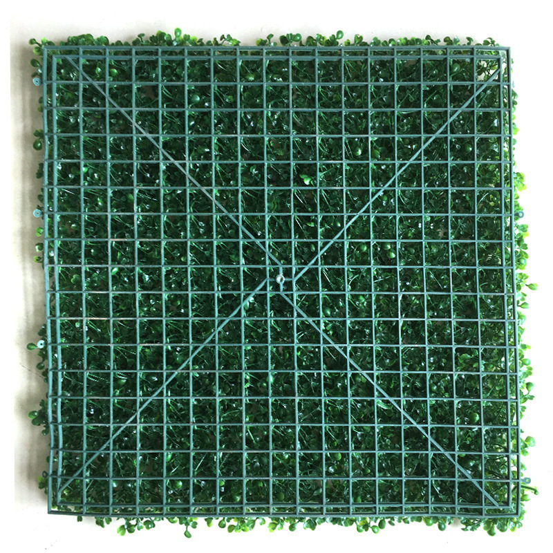 Artificial Grass Plastic Boxwood Plant Wall 50X50 Anti-UV Artificial Milan Grass