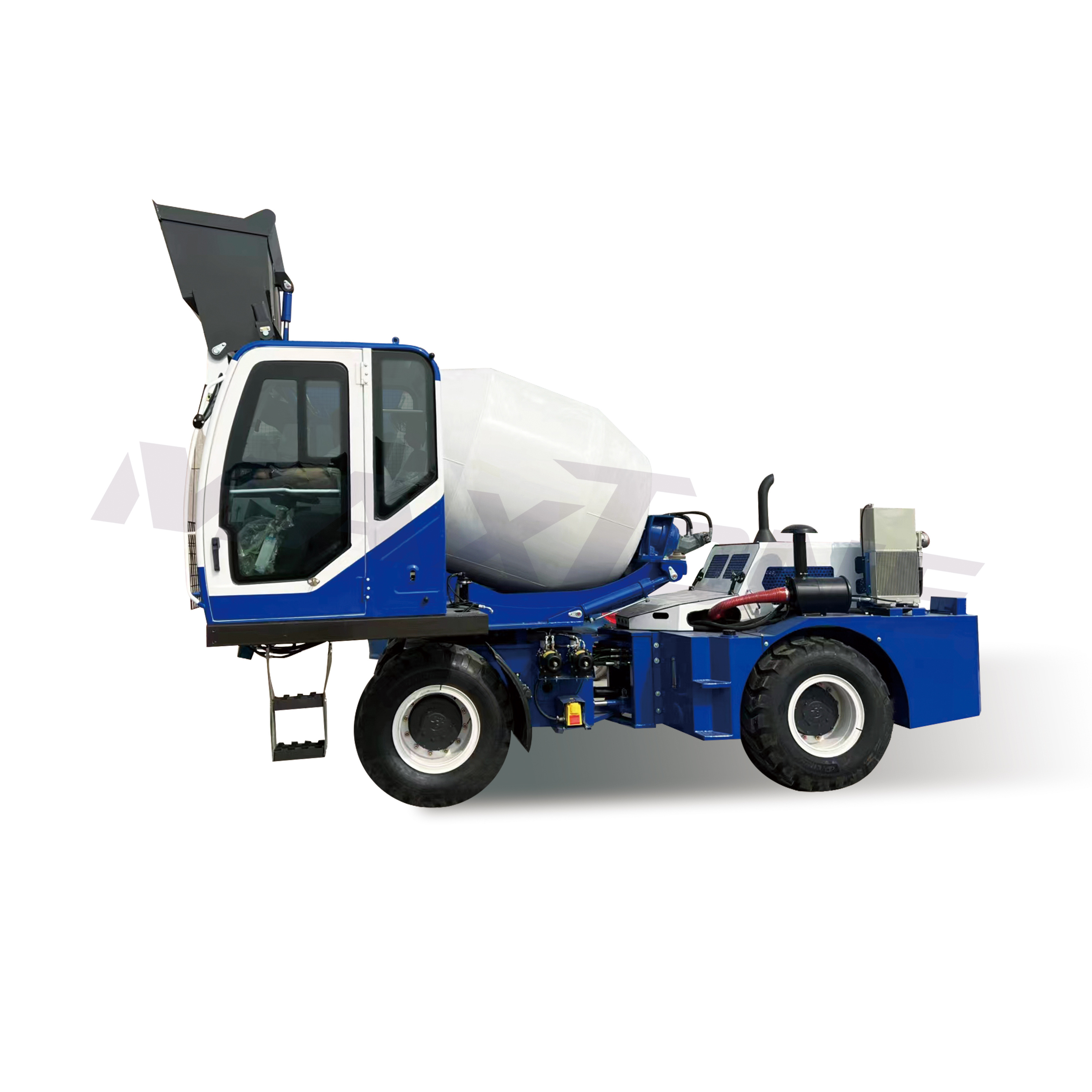 Maxtone mixer 3.2m3 3.2cbm 1.8cubic meter 2.6m3 mounted self loading concrete truck mixer