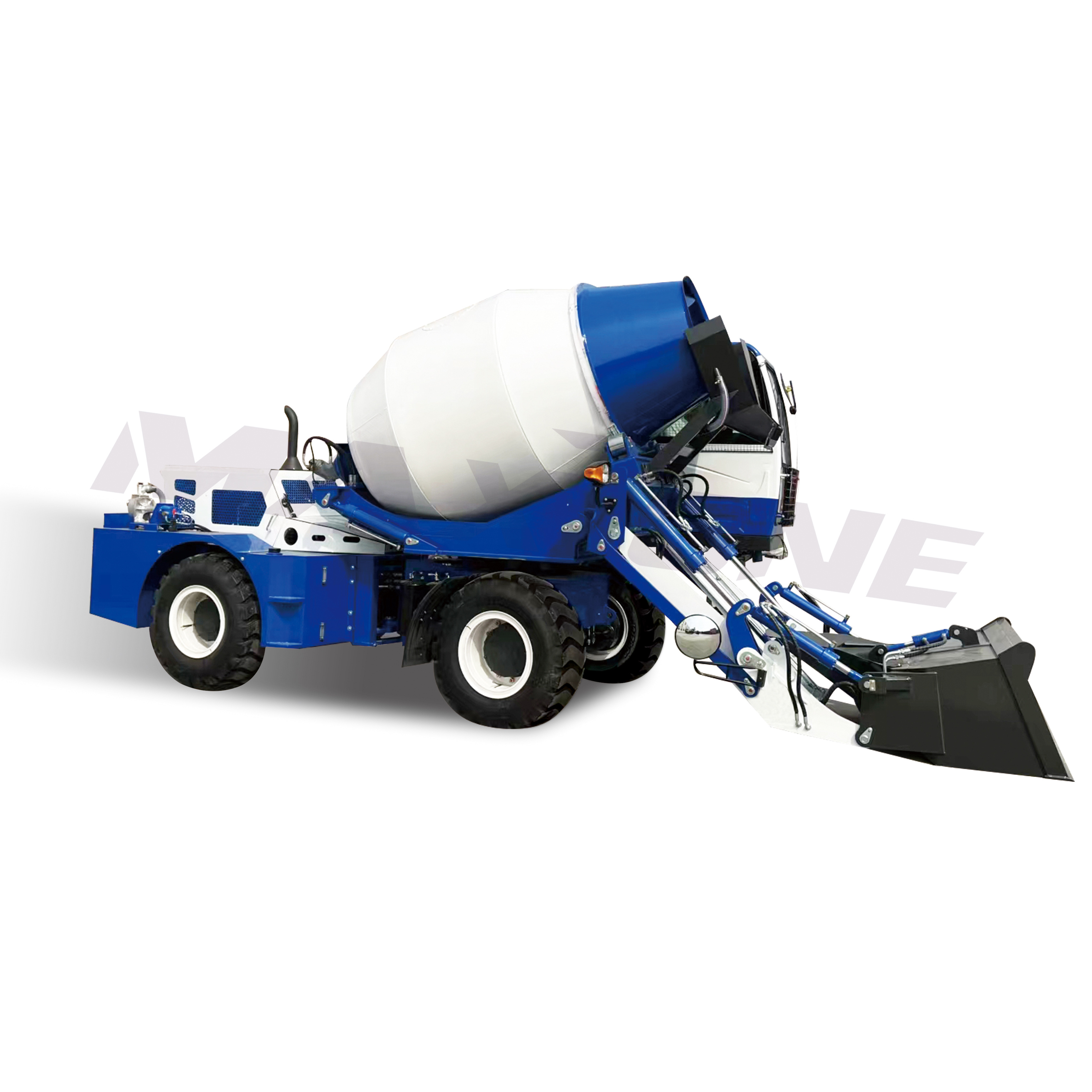 Maxtone mixer 3.2m3 3.2cbm 1.8cubic meter 2.6m3 mounted self loading concrete truck mixer