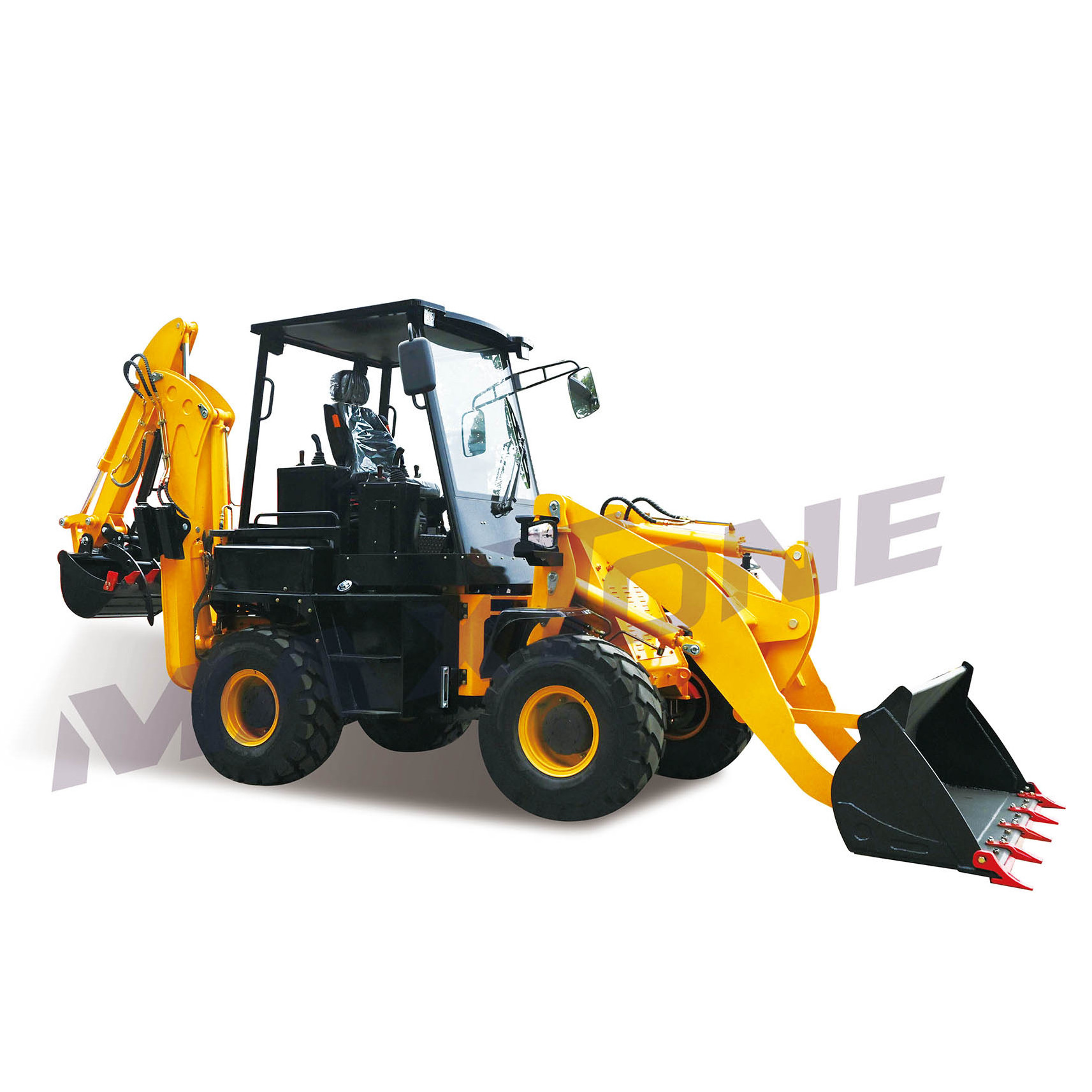 WZ45-16 388 t 4ton 4x4 new 6 ton chinese made mini tractor backhoe excavator small loader 3cx with thumb