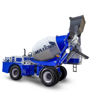 epa4 europe 5 Diesel Engine 4wd self loading  Concrete Mixture Machine mini automatic loading cement mixer