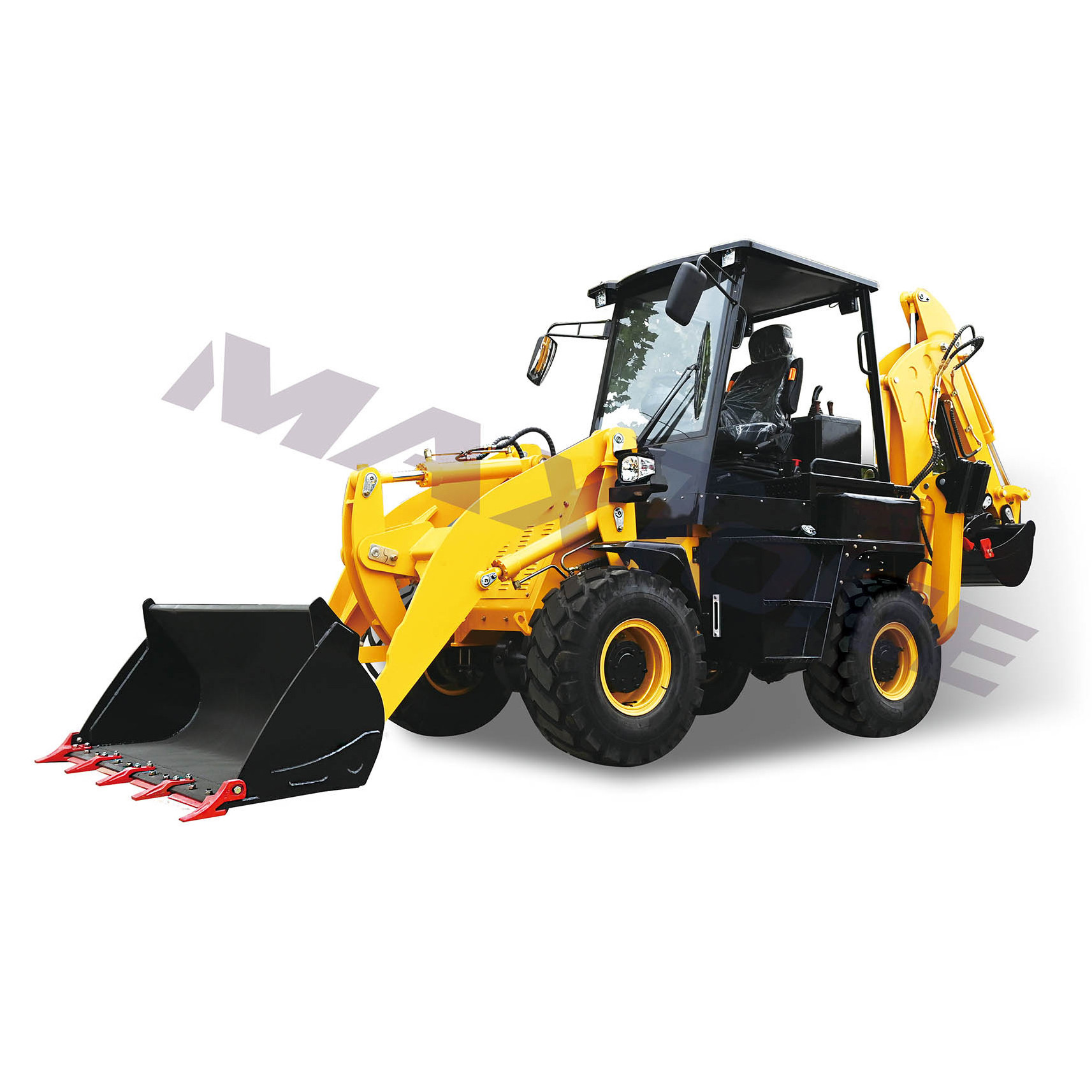 WZ45-16 388 t 4ton 4x4 new 6 ton chinese made mini tractor backhoe excavator small loader 3cx with thumb