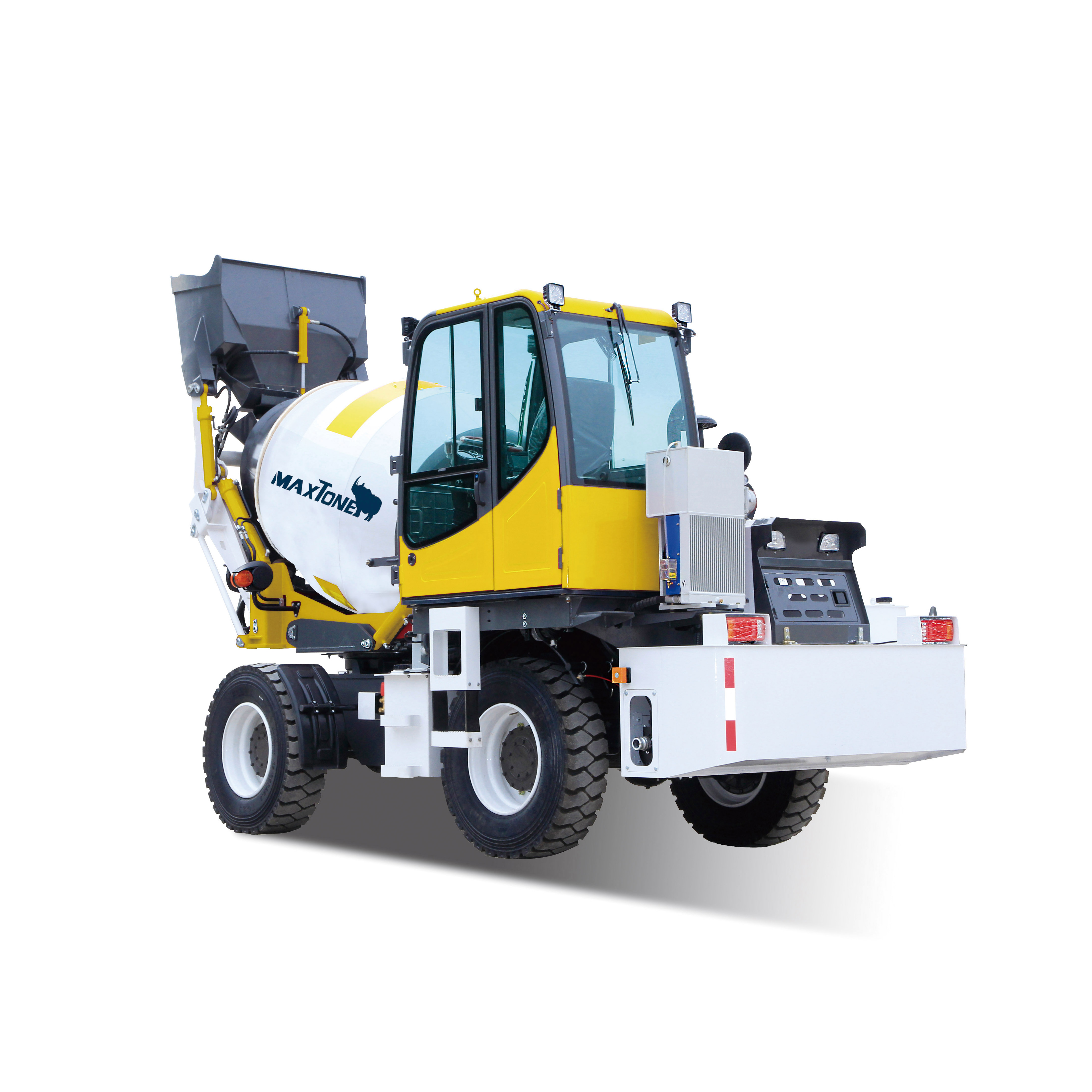 Cement Mixer Truck Concrete Mixing Fully Hydraulic Self Loading Pan Small Ready Mix Concrete Truck Mixer