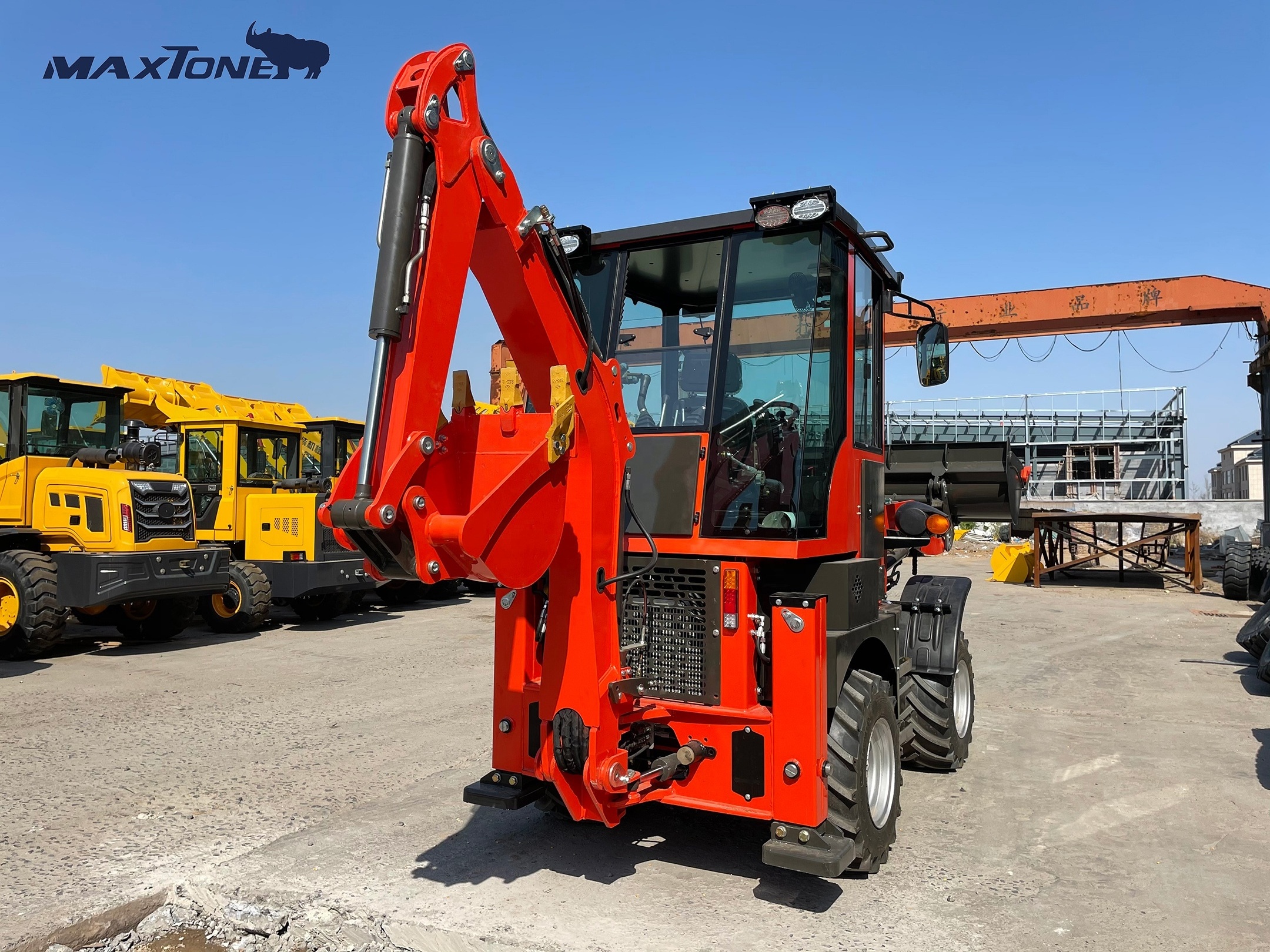 Maxtone carregador de escavadeira backhoe 30-45 price small towable backhoe for sale philippines