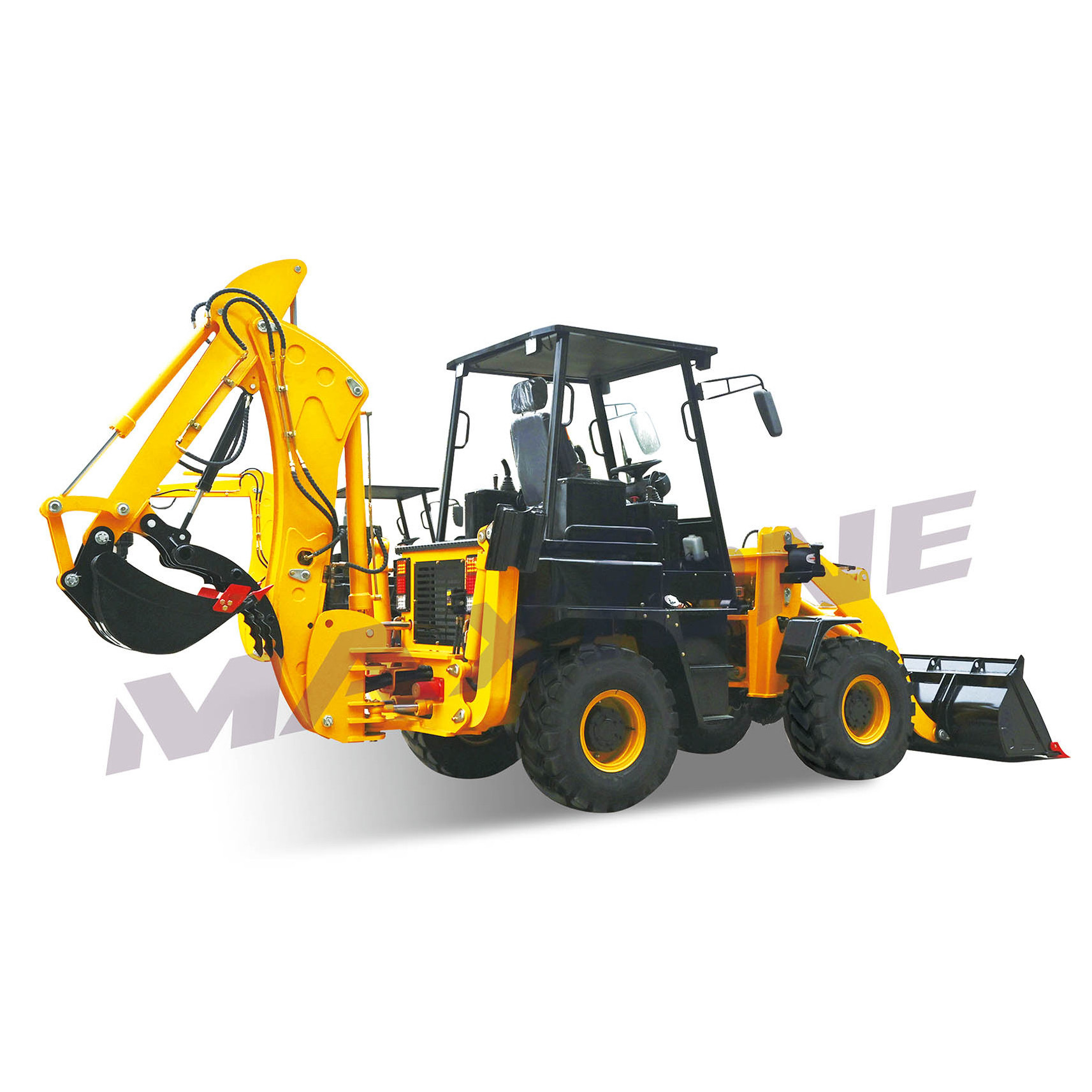 WZ45-16 388 t 4ton 4x4 new 6 ton chinese made mini tractor backhoe excavator small loader 3cx with thumb