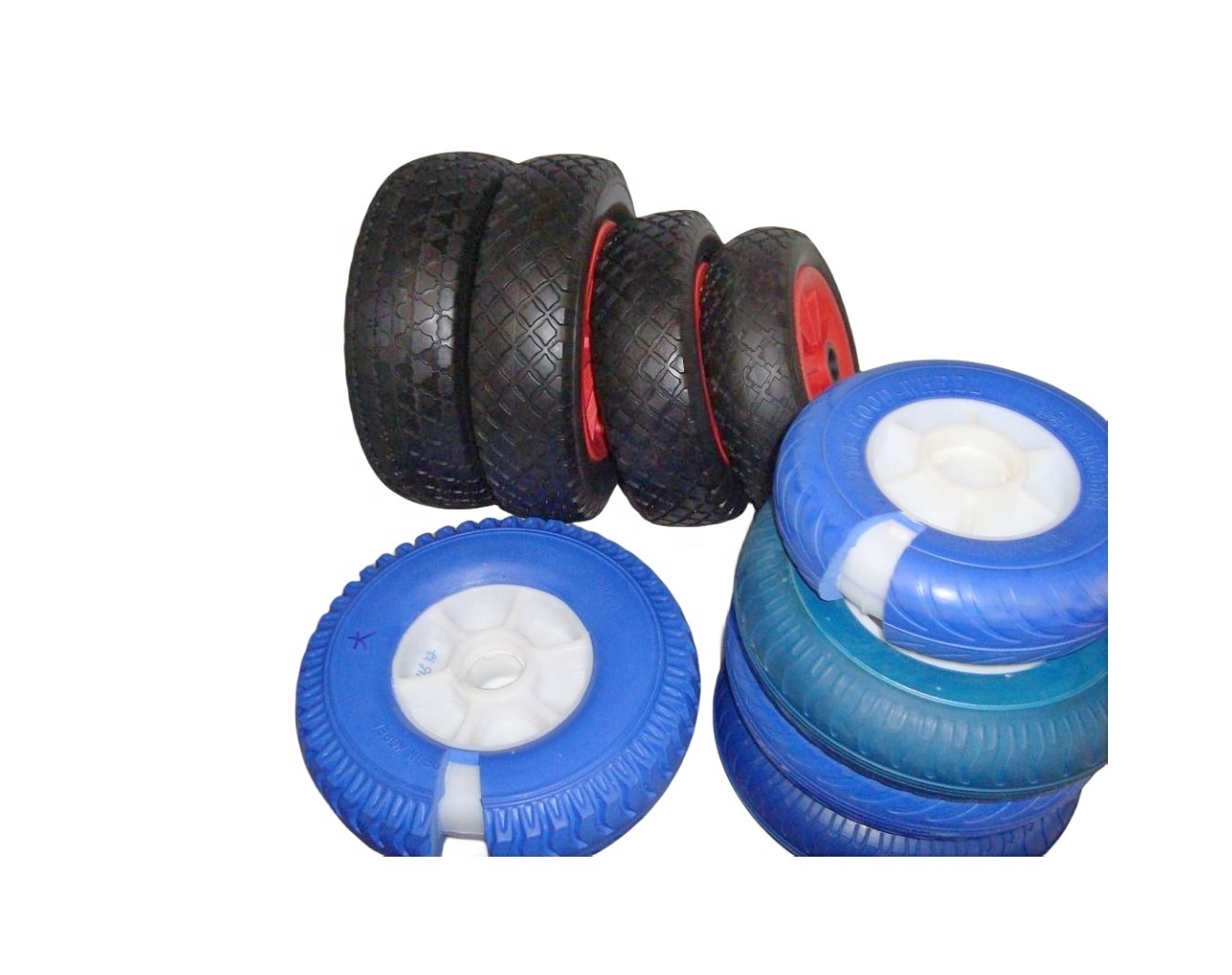 Wholesale 10 Inch Wheelbarrow Wheel PU Foam Flat Free wheel