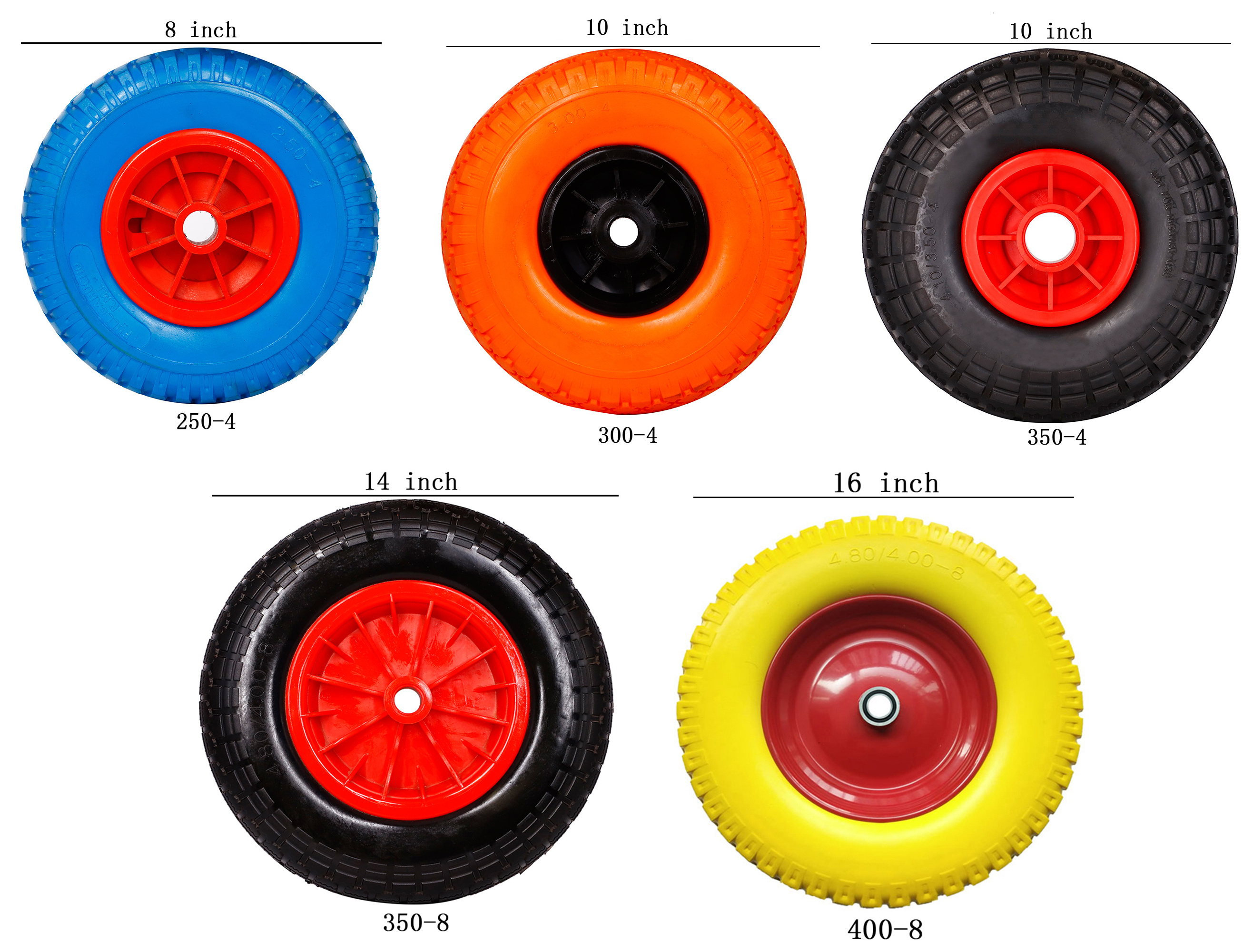 Maxtop Best Factory pu foam wheel industry 4inch pu caster wheels high pu material sand beach folding wagon cart wheel 7x4 ''