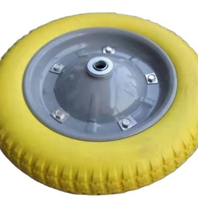 Wheelbarrow PU foam wheel 3.00-8 3.25-8 13x3 Flat free tire