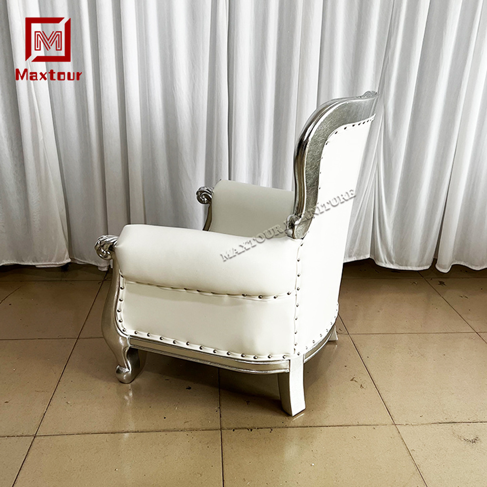 China Golden Hotel's High-Back Antique Pedicure Throne Chairs Royal King Queen Wedding Sofa Rental