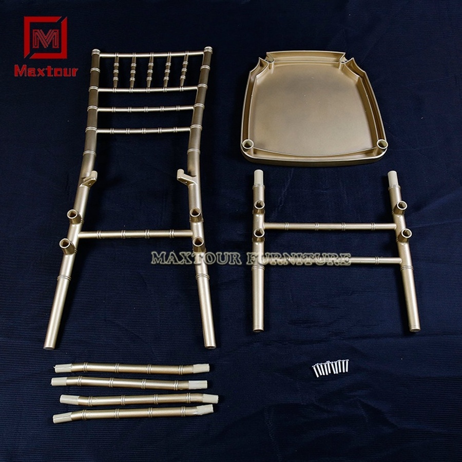 Wholesale Phoenix Plastic Chairs Gold Stackable Back Events Outdoor Indoor Use Cheap Hotels Apartments