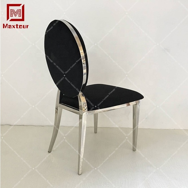 Banquet chairs furniture white leather hotel wedding hall copper rose gold throne luxury wedding chair