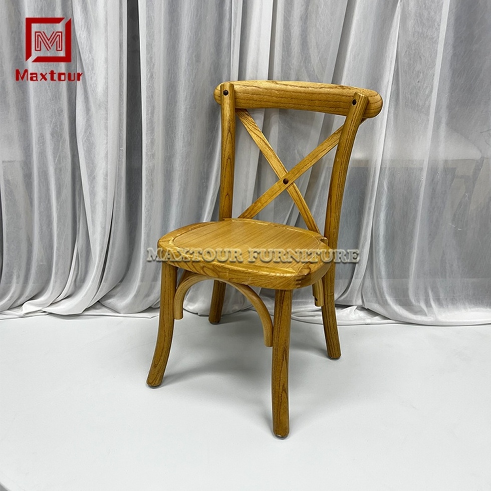 Wholesale Boho Kids Beach Party Chair Wooden Dining Chair for Baby Children Wedding & Birthday