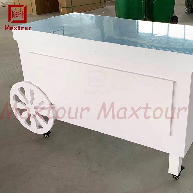 Wholesale factory fruit dessert cart candy bar cart for sale