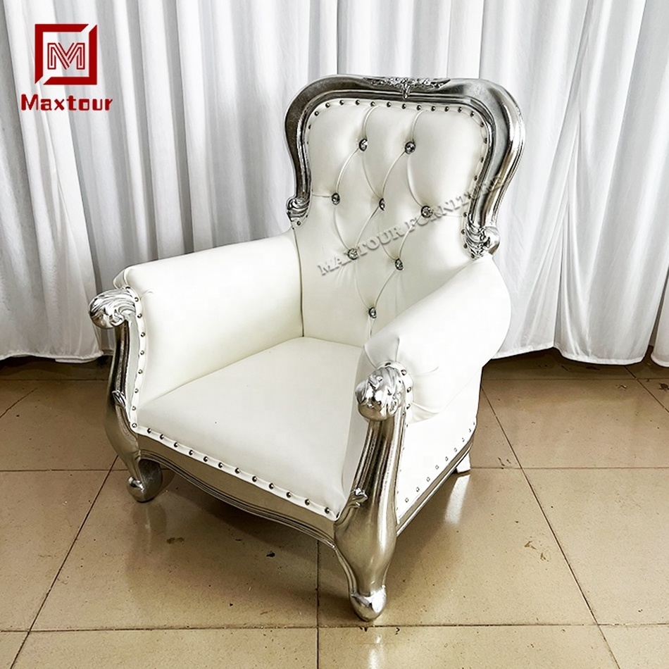 China Golden Hotel's High-Back Antique Pedicure Throne Chairs Royal King Queen Wedding Sofa Rental