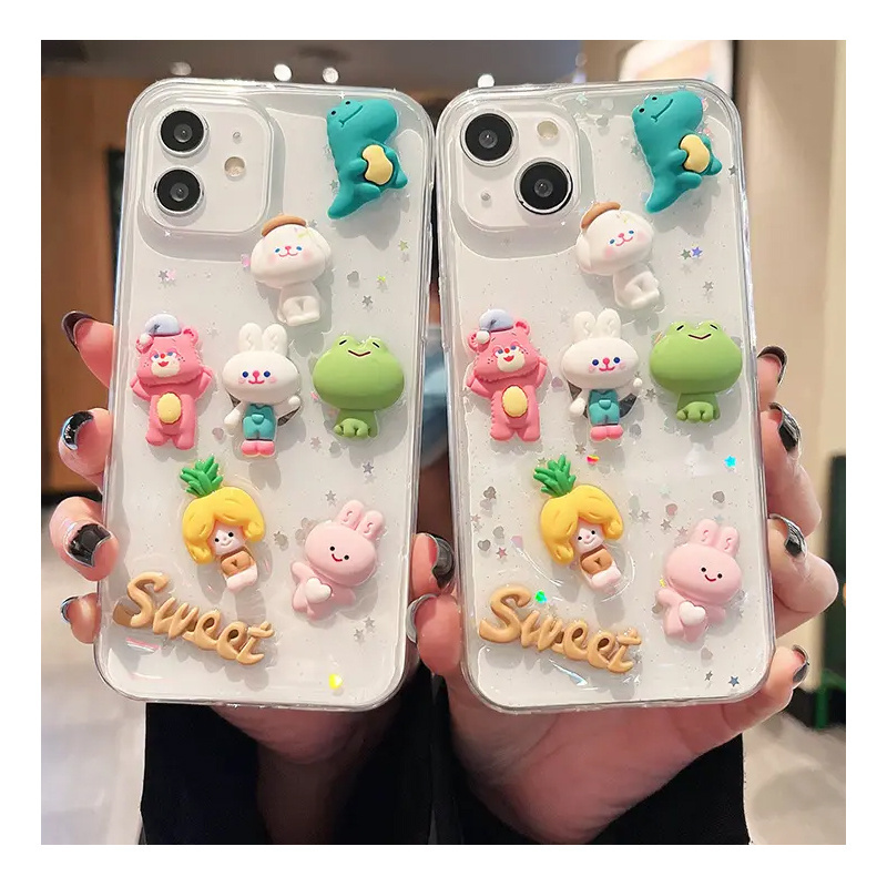 MAXUN Popular Mobile Case Cute Anti-shock 3D Cartoon Phone Case For Samsung XiaoMi 11/12  Note 8 Pro 8T Note 9 Pro 9S 9C 9A