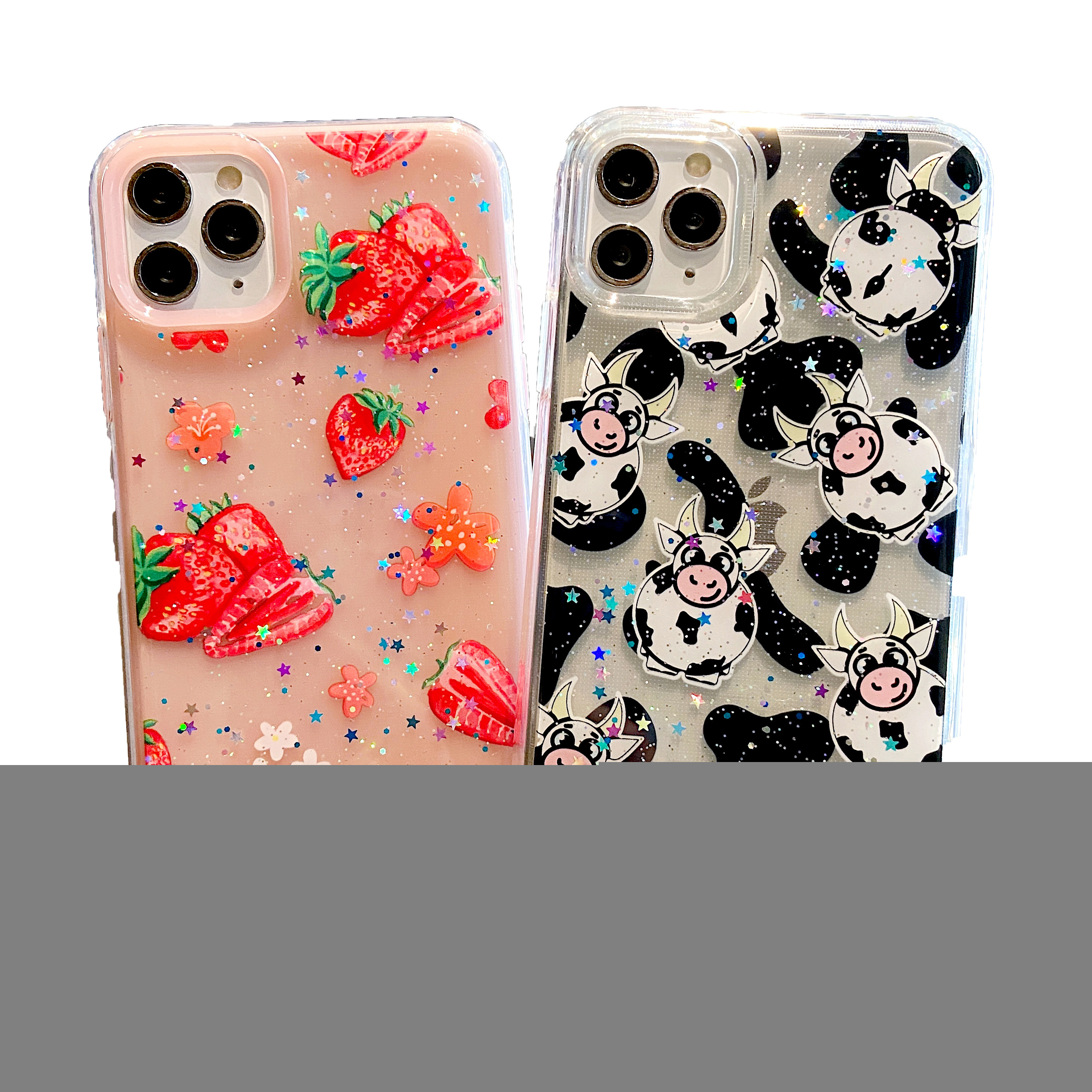 For oppo a7x/f9/f9pro Gradual Change Mobile Phone Case 2 in 1 Epoxy Painting Phone case