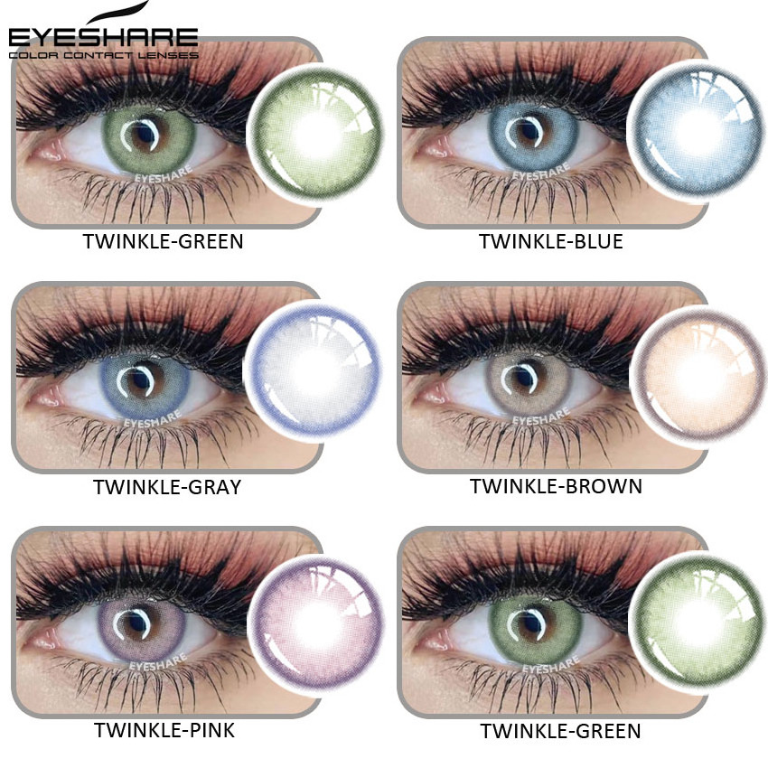 Lenses Case Contact Lenses Box Soft Glasses eye contact lenses Color Lens Brown Cycle Origin Certificate Center Quality Size