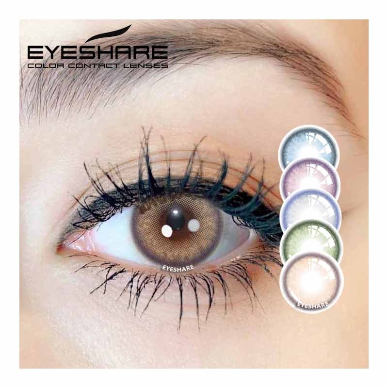 EYESHARE 1 Pair (2pcs) NEW Fashion Lenses TWINKLE Series Color Soft Cosplay Contact Lenses for Eyes