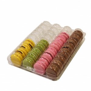 VONVIK Acrylic Macaron 4 Tray Acrylic Stand Clear Cookie Display Bakery Holder