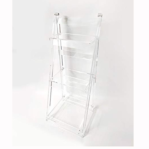 VONVIK Decoration Acrylic Bookshelf Storage Ladder Child Bookcase Design