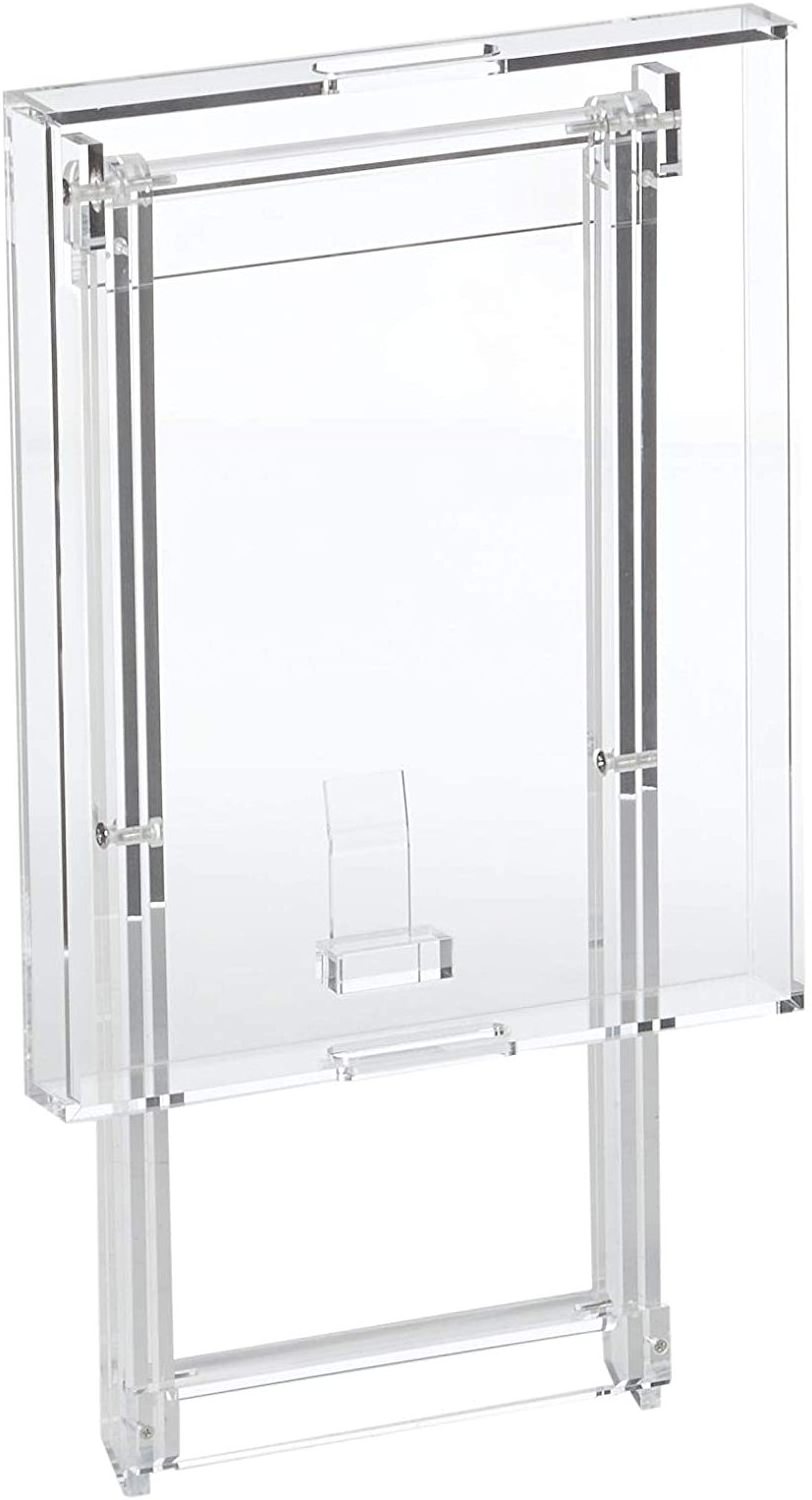 VONVIK Clear Custom Acrylic Folding Tray Table