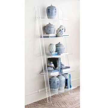 VONVIK Decoration Acrylic Bookshelf Storage Ladder Child Bookcase Design